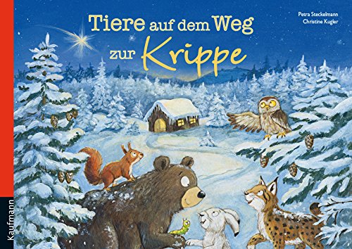 Tiere auf dem Weg zur Krippe. Ein Adventskalender mit einem grossen Fensterbild (Adventskalender mit