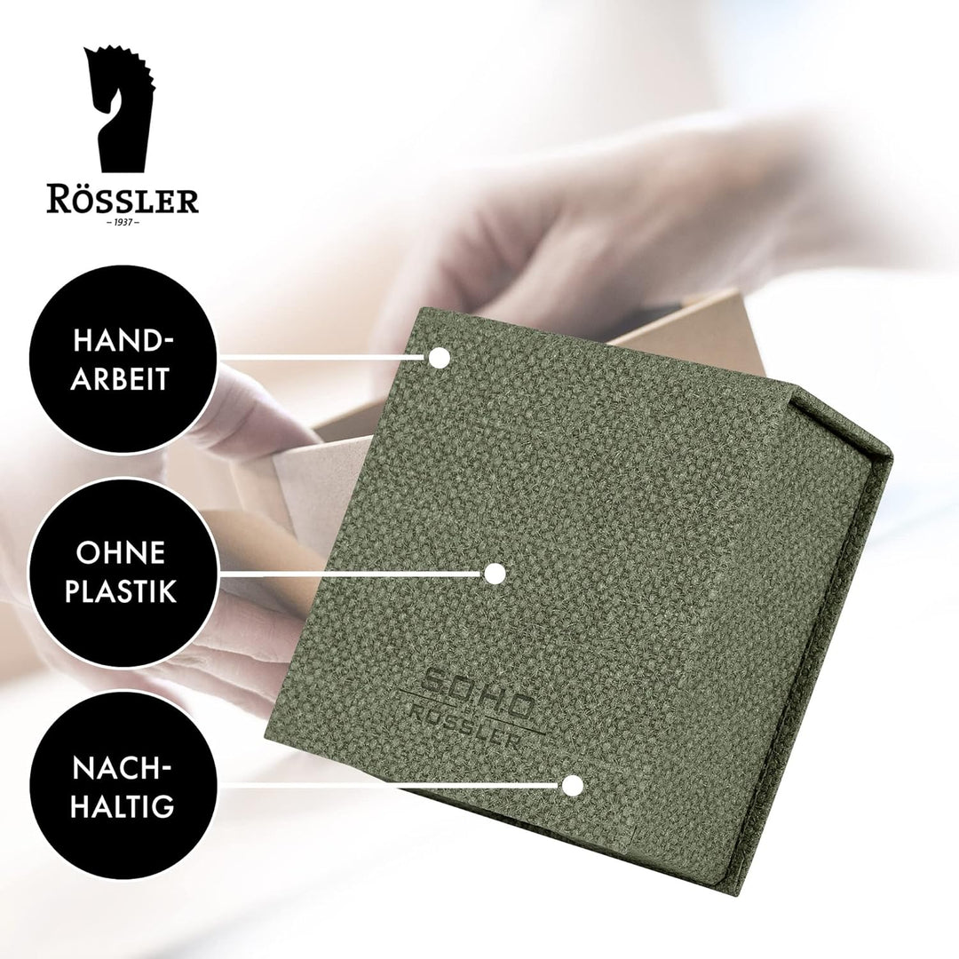 Rössler SOHO Zettelkasten | Notizzettel-Box | Schreibtisch-Organizer | Büro-Zubehör | Schreibtisch D