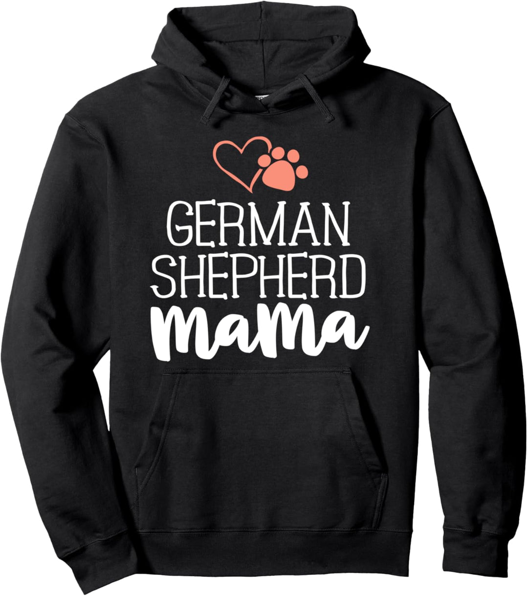 German Shepherd Mama Shirt Dog Owner Gifts For Women Pullover Hoodie