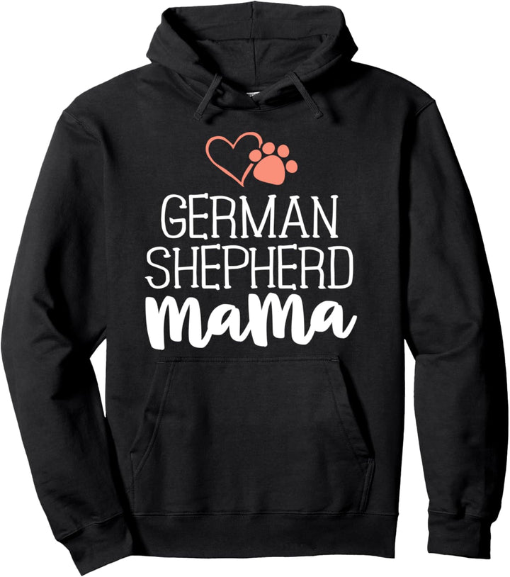 German Shepherd Mama Shirt Dog Owner Gifts For Women Pullover Hoodie