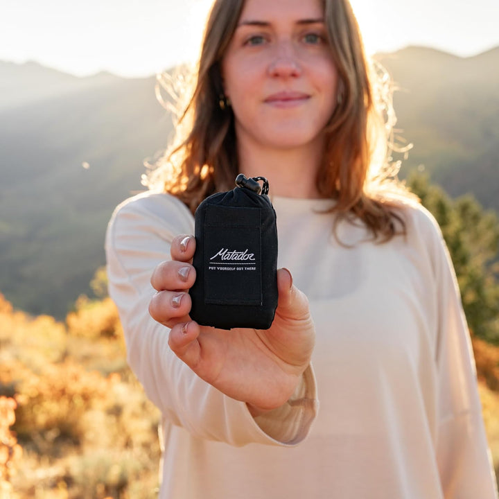 MATADOR Pocket Blanket Mini 4,0 - (Sitzplätze 1-2); Ultraleicht Picknickdecke; Faltbare Picknickdeck