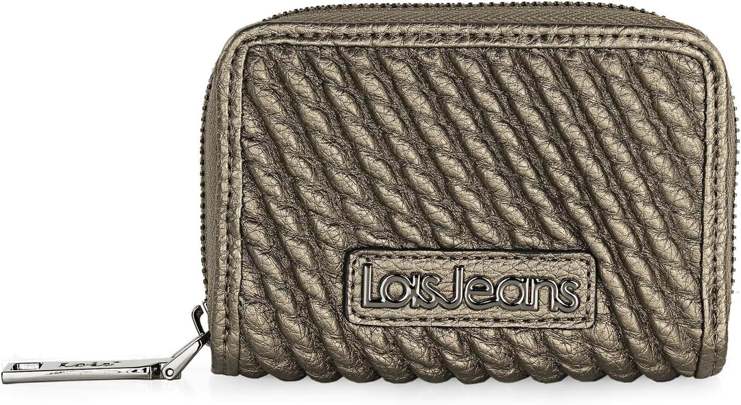 Lois - Geldbörse für Frau mit innerer Geldbörse. Reissverschluss. Öko-Leder. RFID-Schutz. 311726 Úni