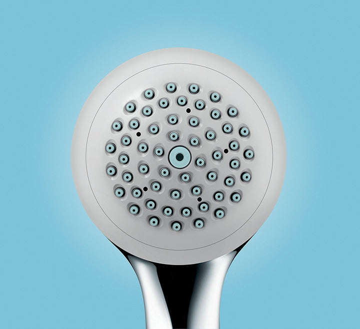 hansgrohe Crometta 85 Duschkopf, inkl. Duschkopfhalterung, Chrom, 1 Strahlart 1 Strahlart Set mit Br