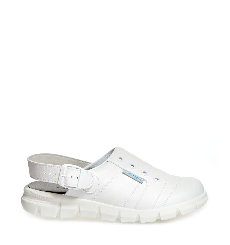 Abeba Clog 7360 - Dynamic Mikrofaser, weiss zertifiziert 36 EU, 36 EU