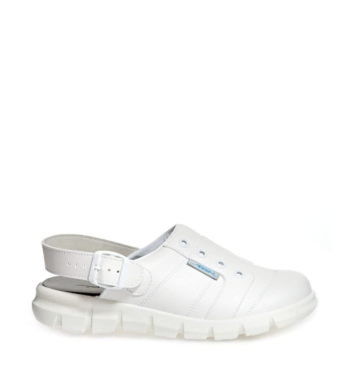 Abeba Clog 7360 - Dynamic Mikrofaser, weiss zertifiziert 42 EU, 42 EU