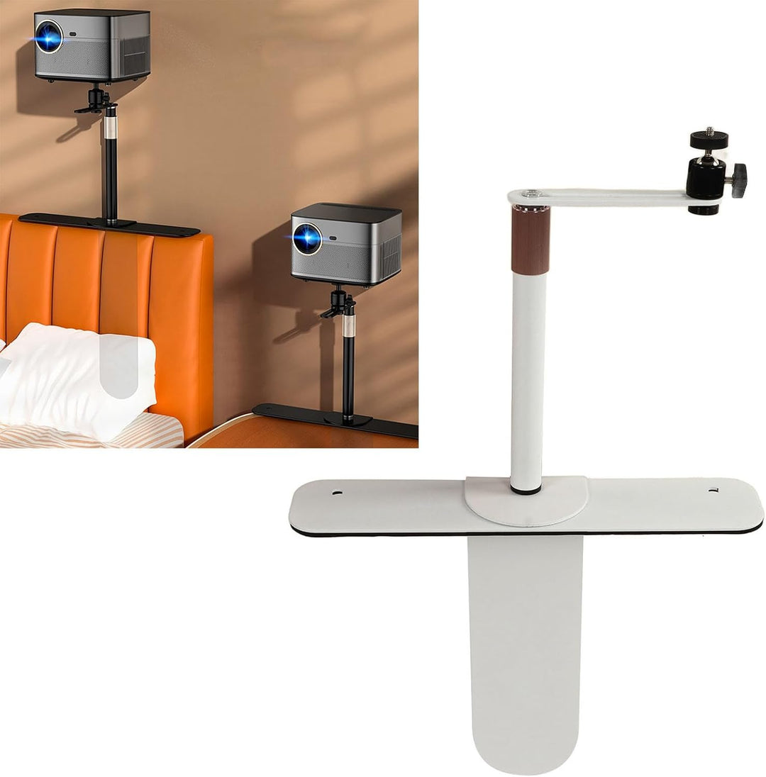 BORDSTRACT Projektorständer, 1/4-Zoll-Gewinde, Verstellbarer Projektorständerhalter, 360° Drehbar Un