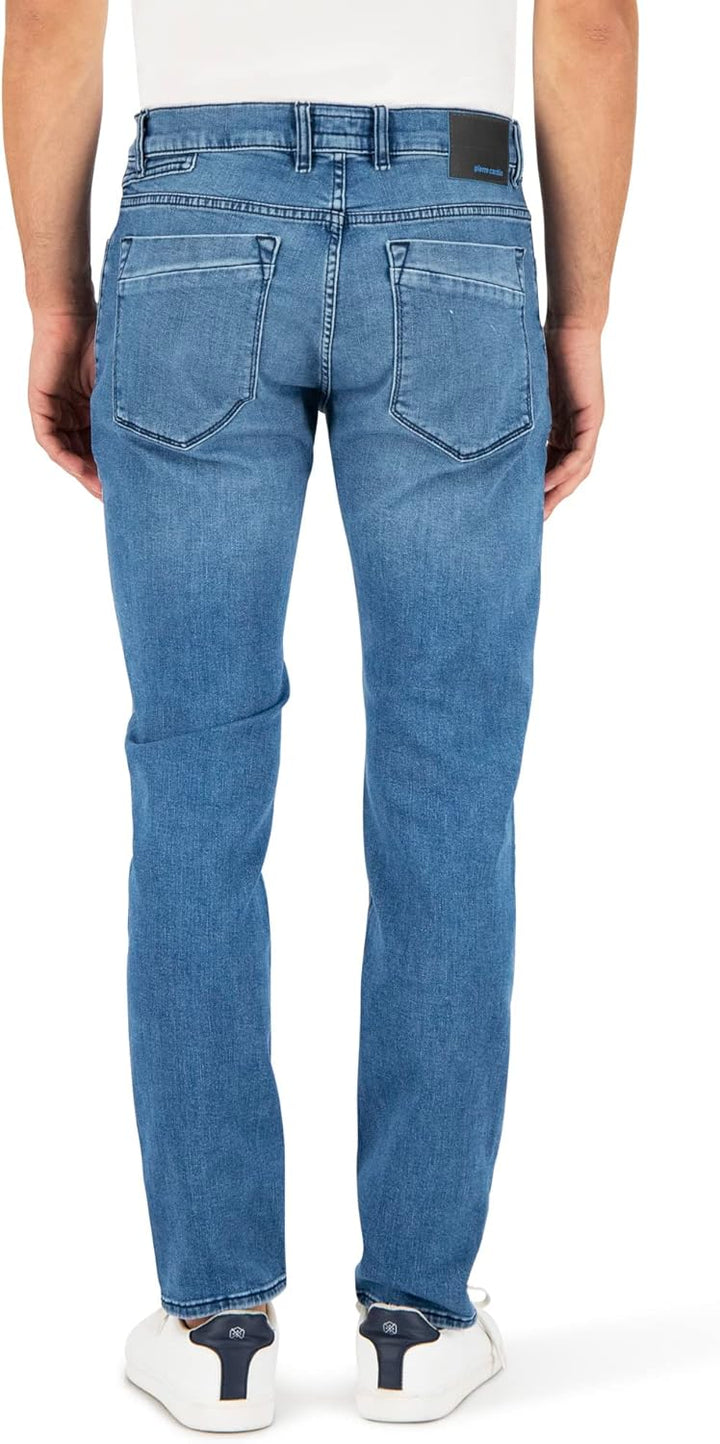 Pierre Cardin Herren Antibes Jeans 32W / 34L Ocean Blue Used Whisker, 32W / 34L Ocean Blue Used Whis