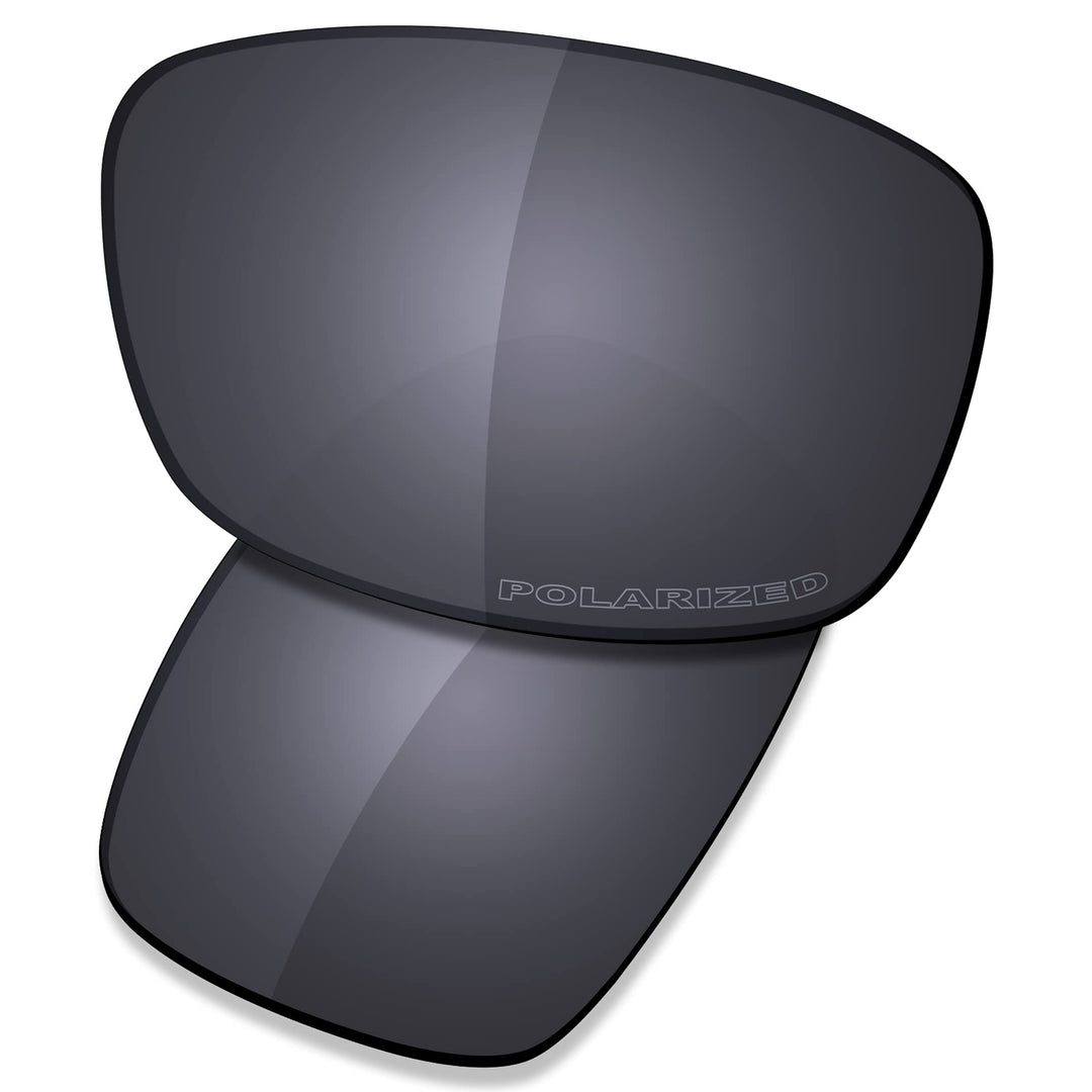 Saucer Premium Ersatzgläser für Oakley Hijinx Sonnenbrillen High Definition - Shield Black Polarisie