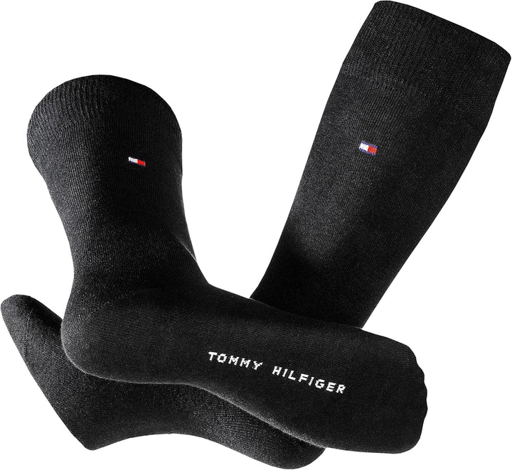 Tommy Hilfiger Herrensocken 5-Paar Pack Classic Casual Business Socken 39-42 Schwarz, 39-42 Schwarz