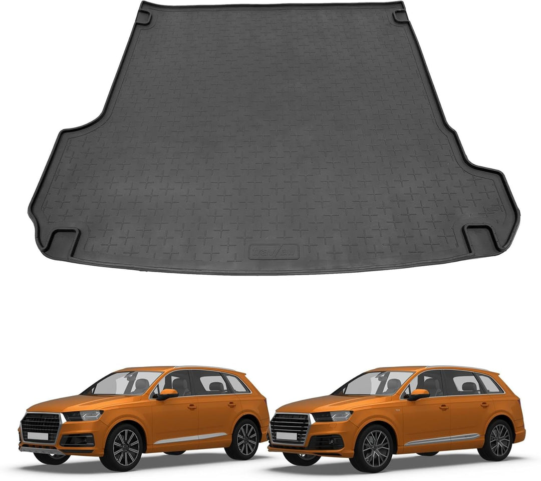 Travall Liner Kofferraumwanne Kompatibel Mit Audi Q7 (Ab 2015) SQ7 (Ab 2016) TBM1137 - Massgeschneid