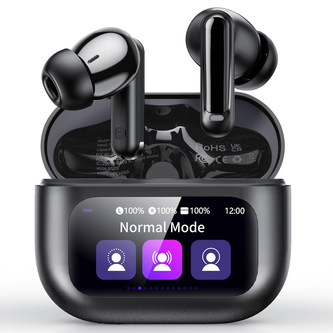Touchscreen Bluetooth Kopfhörer, 2026 In Ear Kopfhörer Kabellos Bluetooth 5.4 mit ANC+ENC Noise Canc