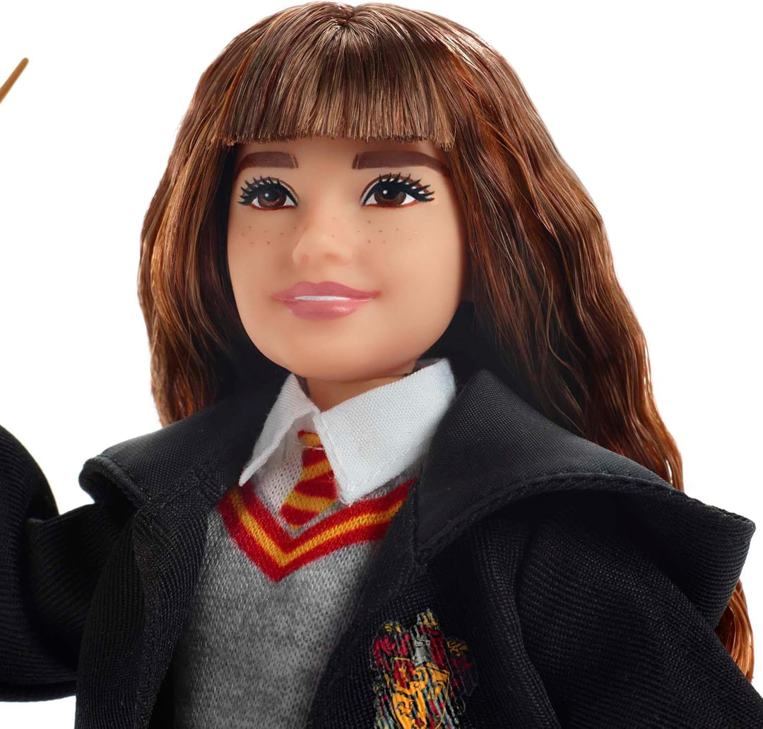 HARRY POTTER Hermine Granger - Hogwarts-Uniform, Gryffindor-Robe und personalisierter Zauberstab für