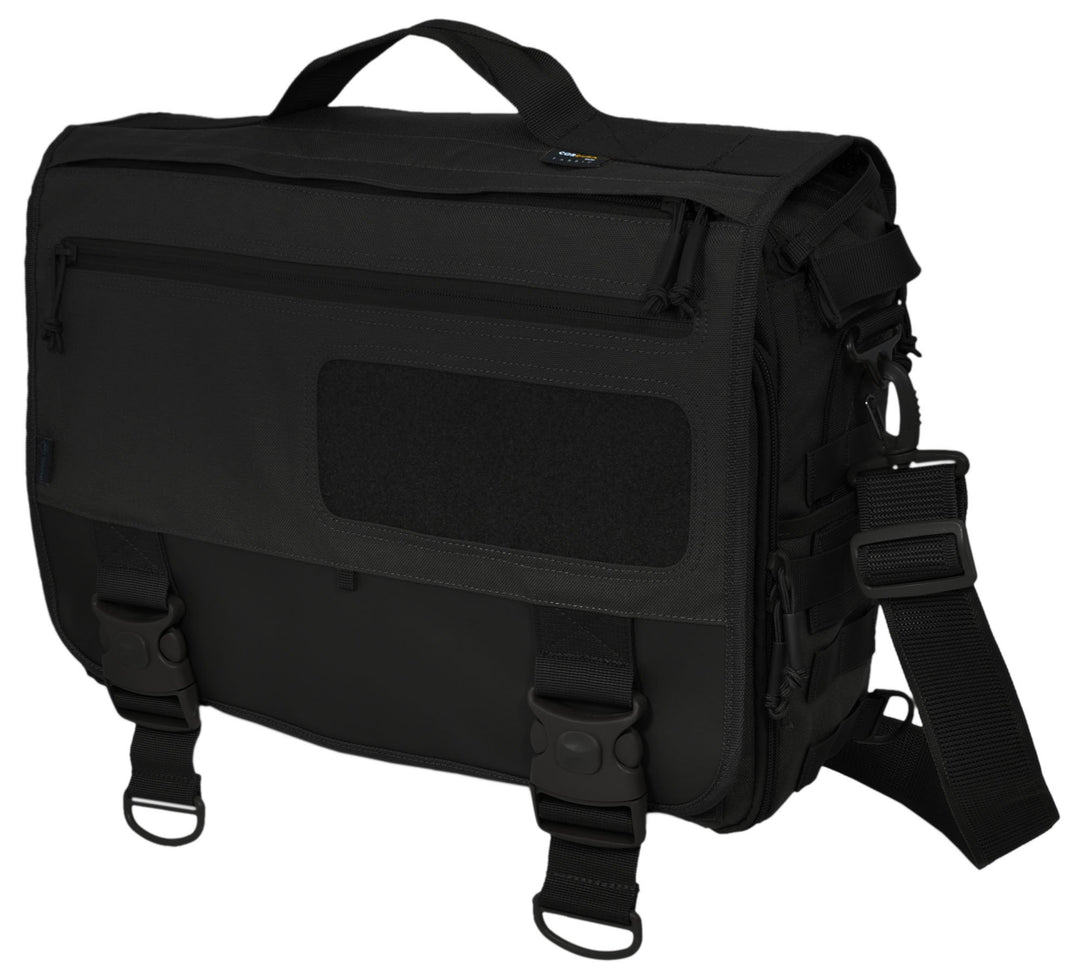 Hazard 4 Unisex-Erwachsene Messenger of Doom M O D Aktentasche, Schwarz