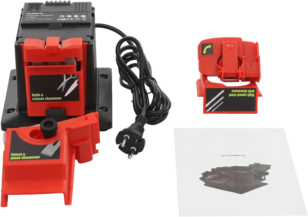 Universal-Schärfstation 96 W,Elektrische Schärfmaschine mit 3 hocheffizienten Schärfgeräten,1350r/mi