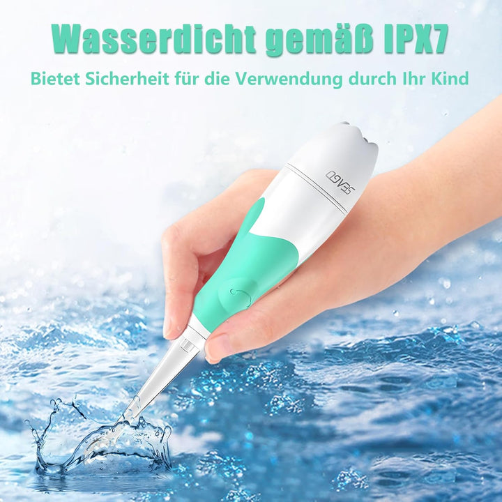 Seago SG-513 Elektrische Zahnbürste Kinder Baby Kinderzahnbürste Elektrisch ab 0-3 Jahre mit LED Lic