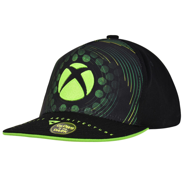Concept One Unisex-Erwachsene Leuchtet im Dunkeln Baseballkappe, schwarz/grün, Einheitsgrösse, Einhe
