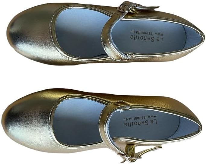 La Senorita Spanische Flamenco Schuhe 25 EU Gold, 25 EU Gold