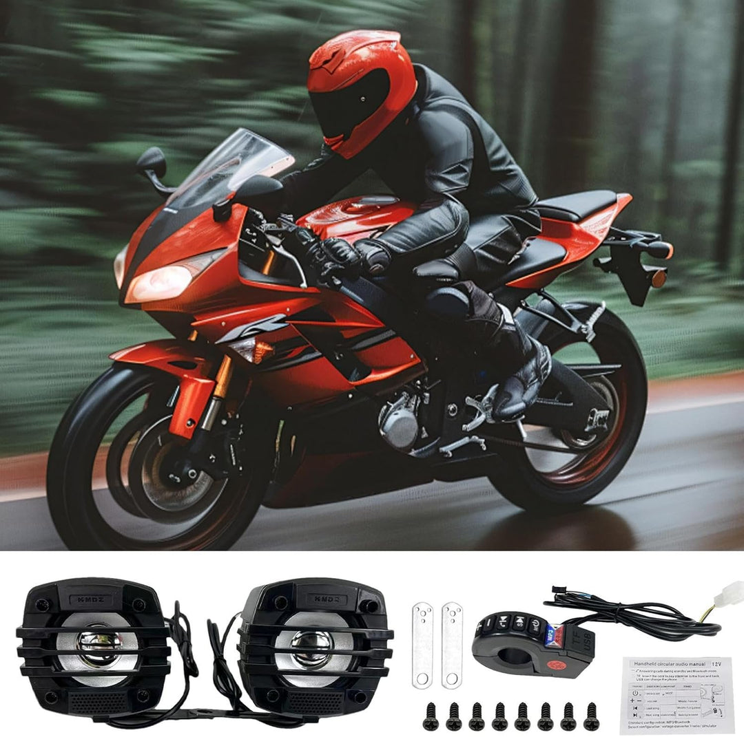 Motorrad-Lautsprecher, Motorrad-Audio-Soundsystem, Radio-Verstärker, Audio-Verstärker-System, HiFi-S