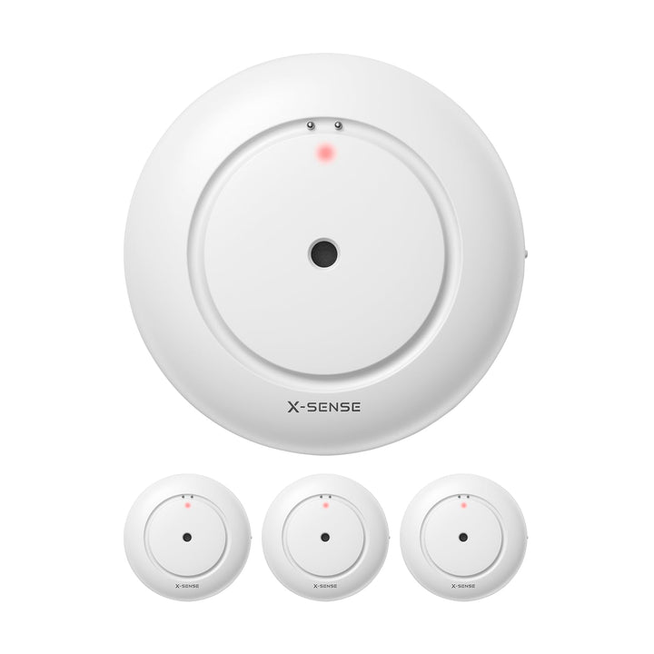 X-Sense Wi-Fi Wassermelder mit Batterie, Wassersensor IP66, WLAN-Wassersensor, EIN Zubehörteil für d
