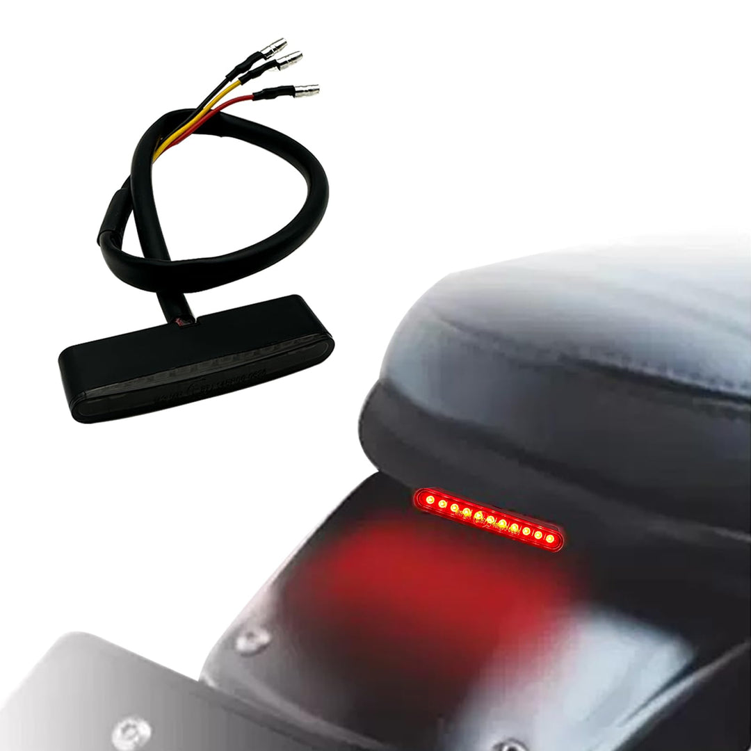 E57 E-geprüft Motorrad E-Bike LED Rücklicht Mini Universal Bremslicht DRL Positionslicht DC12V IP67