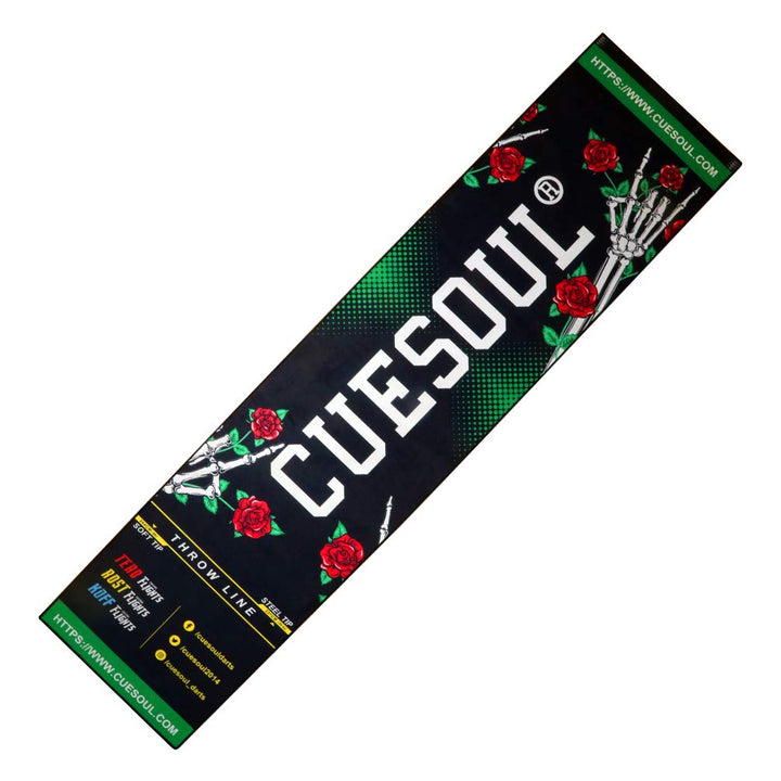 CUESOUL Heavy Duty Dartmatte enthält sowohl die offizielle Soft- als auch die Steel Tip Throwline CS