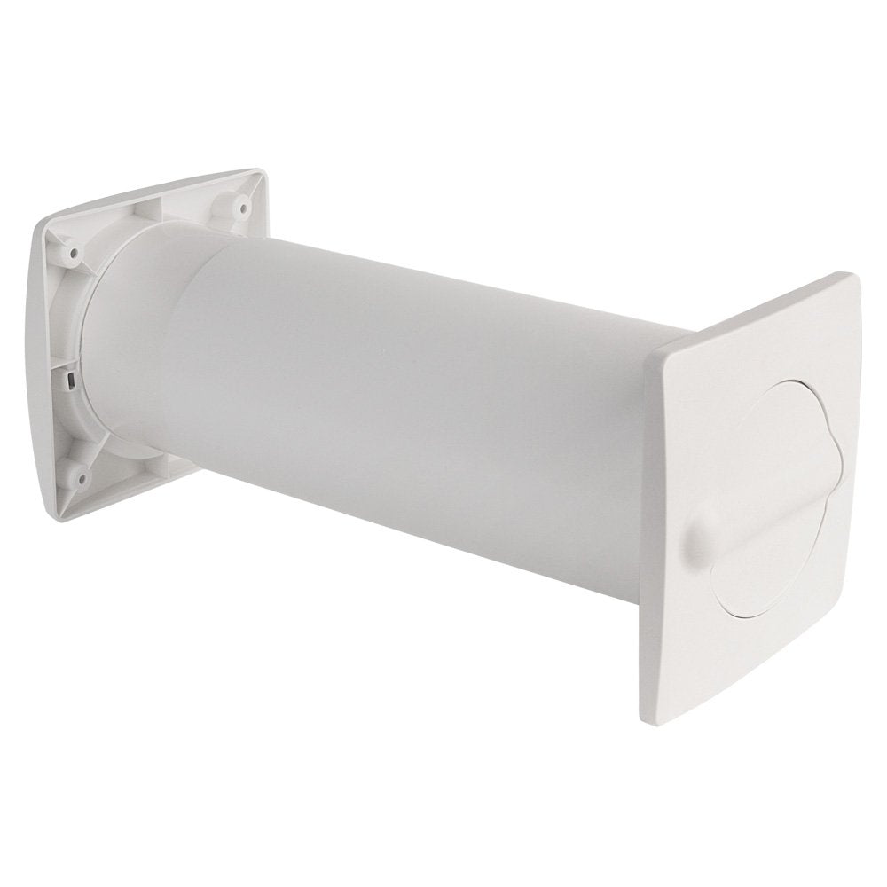 Unbekannt Energiespar-Mauerkasten 125 Aeroboy 125 weiss 125 mm