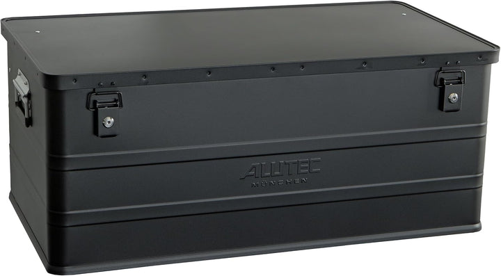 ALUTEC Aluminiumbox Classic 142 (Farbe Schwarz, Inhalt 142 ltr., Innenmasse (LxBxH) 870 X 460 X 355