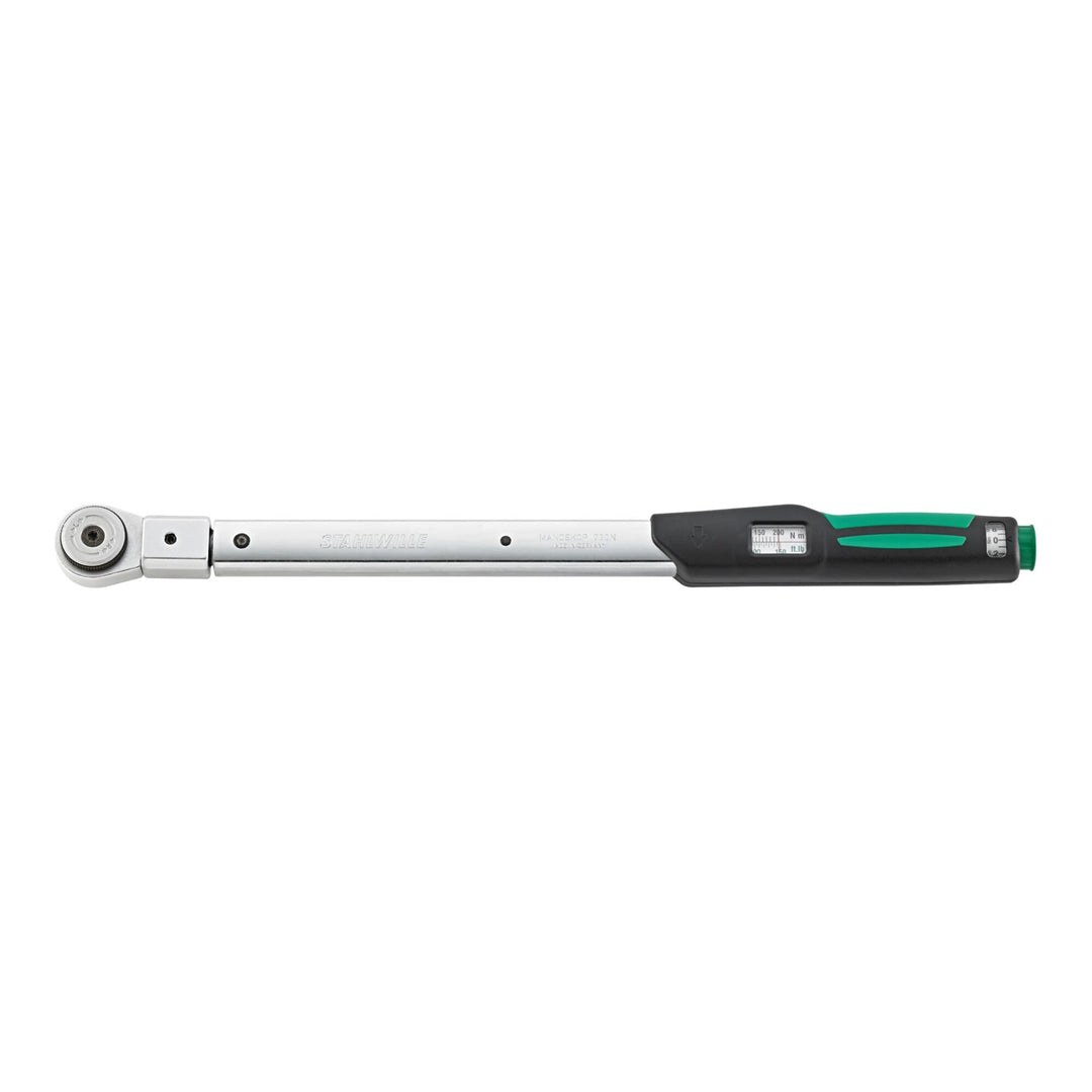 Stahlwille Drehmomentschlüssel Service MANOSKOP® m.fest eingebauter Feinzahnknarre Nr.730NR/5FK 10-5
