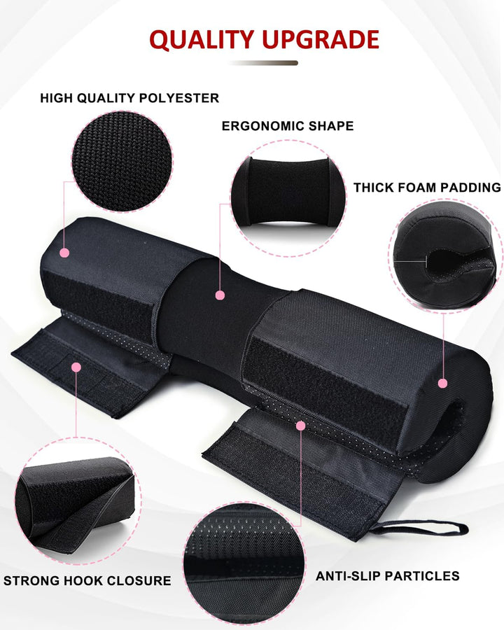Langhantel Polster Nylon Padding AntiSlip- Hip Thrust Pad Polster für Langhantelstange - Hantel Nack