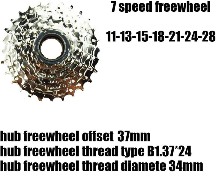 Drift Maniac E-Bike-Freilauf, 7 Gänge, 11-28/11-34T, EPOCH