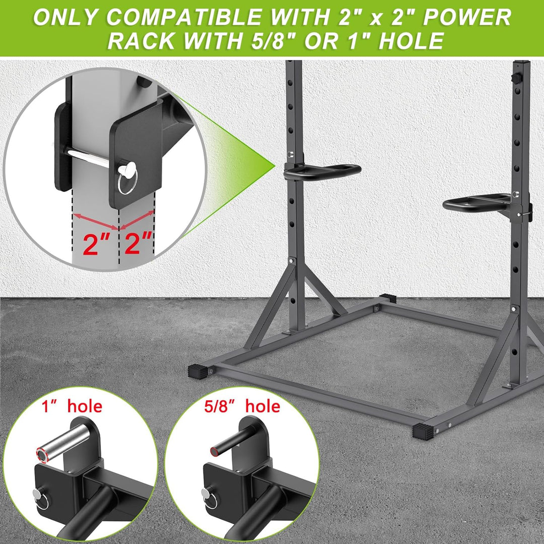 SELEWARE Multi Grip Dip-Stangenaufsatz für 2 x 2 oder 3 x 3 Zoll mit 1 oder 5/8 Zoll Loch Power Rack