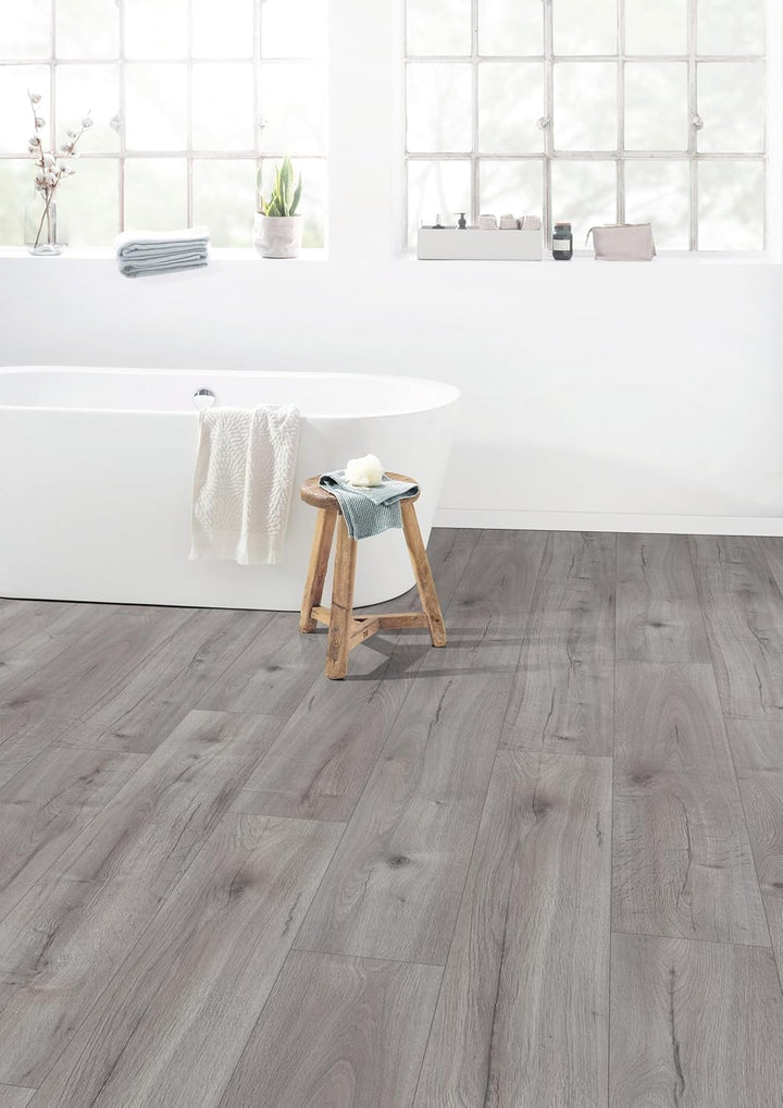 EGGER NatureSense Aqua Laminat EL2156 Loja Eiche hellgrau 1292x246x8mm (2,543m²) 2,543m² | Laminatbo