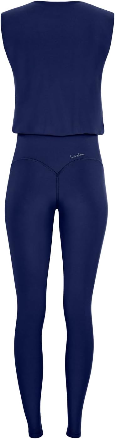 WINSHAPE Damen Damen Functional Comfort Jumpsuit Js102lsc Jumpsuit (1er Pack) JS102LSC-DARK-BLUE-M B