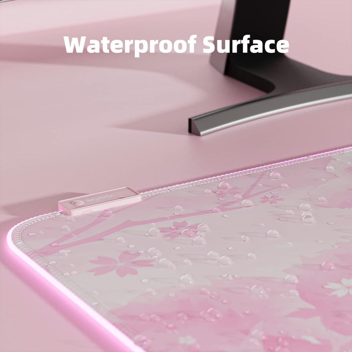 Mytrix RGB Gaming Mauspad Rosa Sakura Pink, Pink