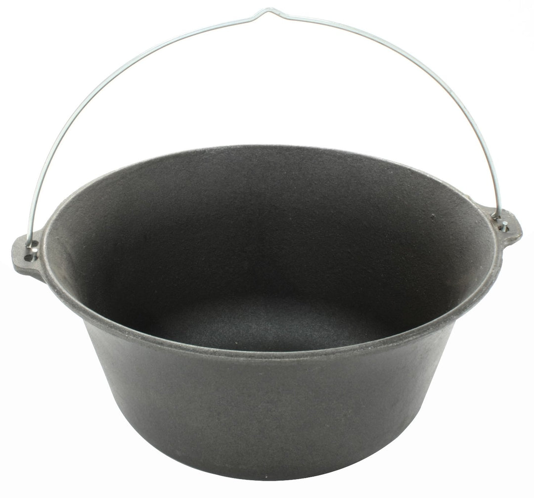 GRILLPLANET® Gulaschkessel Gusseisen 16 Liter