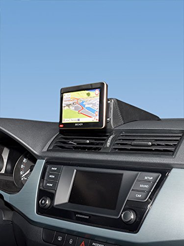 KUDA 5690 Halterung Echtleder schwarz für Skoda Fabia III ab 2014, 5690