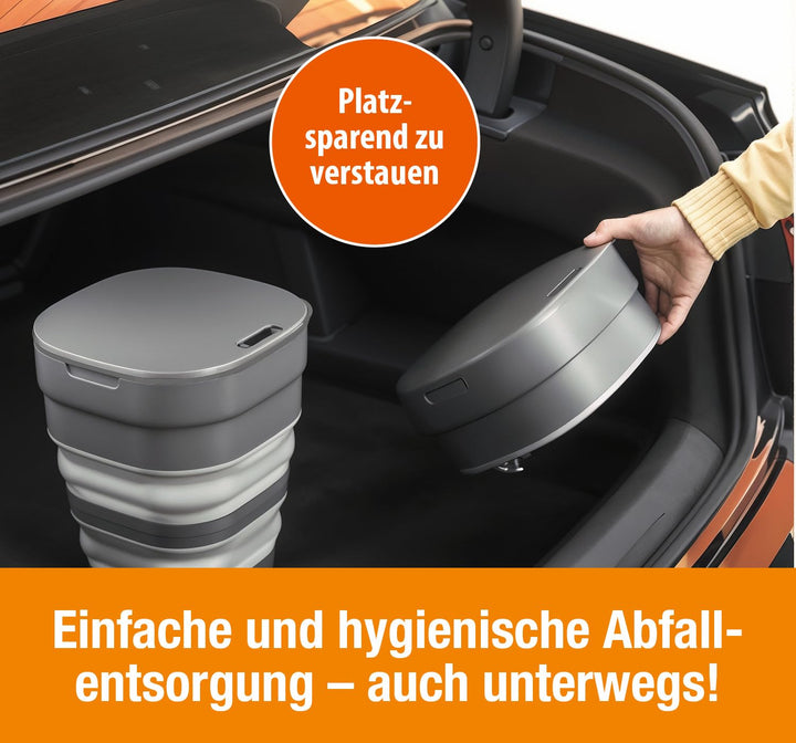 Faltbarer Mülleimer [MIT SENSOR] 8,5L – elektrischer Mülleimer – smart trash can – Bewegungssensor –