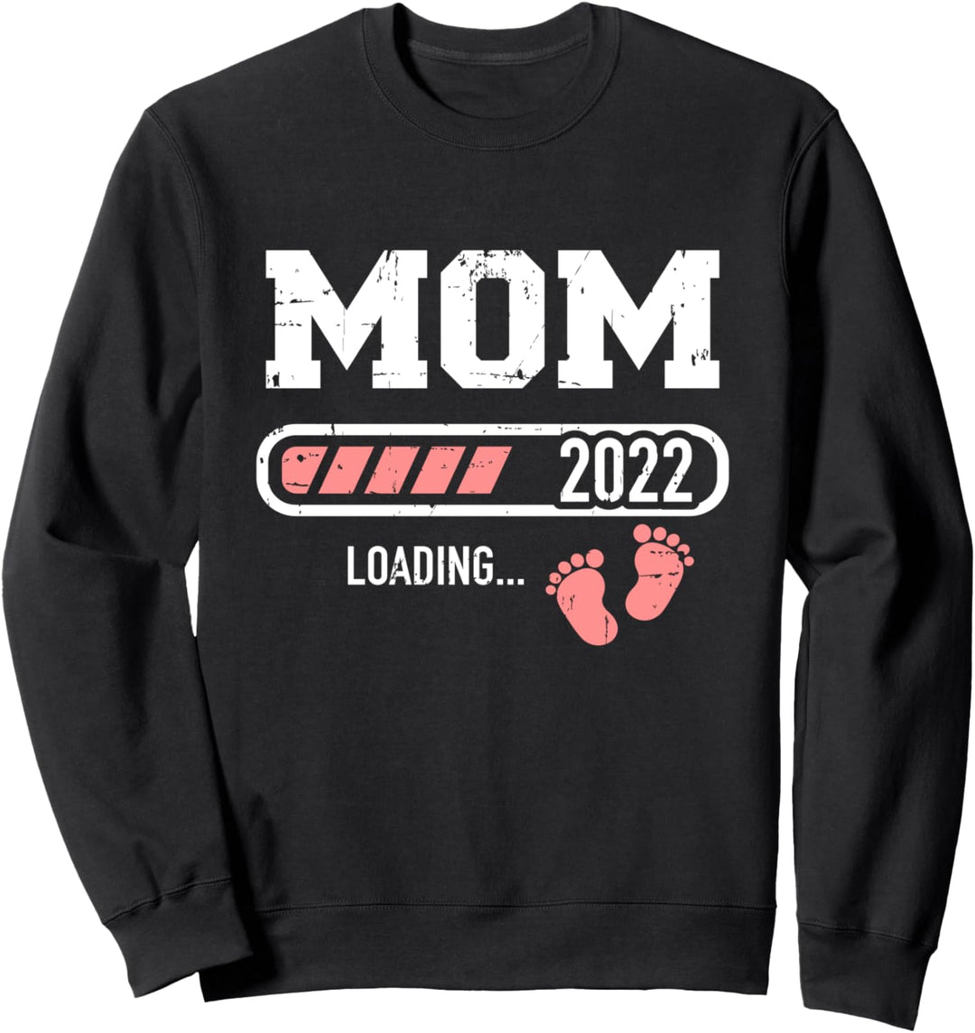 Mutter 2022 lädt Schwangerschaft verkünden Sweatshirt