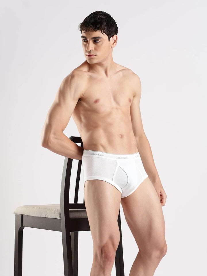 Calvin Klein Herren 3er Pack Unterhosen Hip Briefs Unterwäsche M 3 Weiss, M 3 Weiss