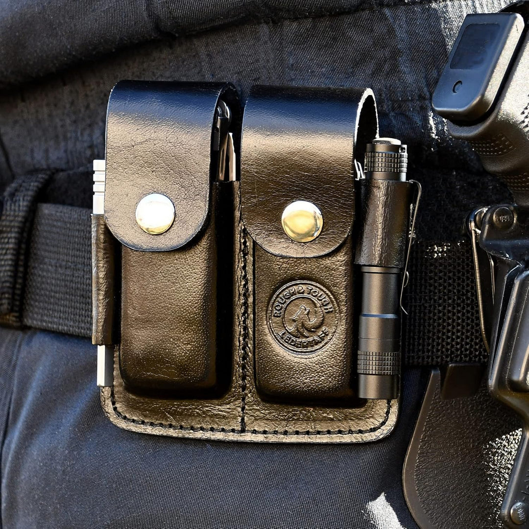 Ledertaff Premium Holster Leder Tasche für Leatherman Wave, Bit Kit, Bit Driver Extender und Taschen