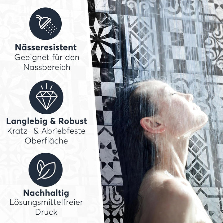 CREATISTO Klebefliesen Stickerfliesen Fliesenfolie - Aufkleber Folie für Fliesen I Klebefliesen Deko