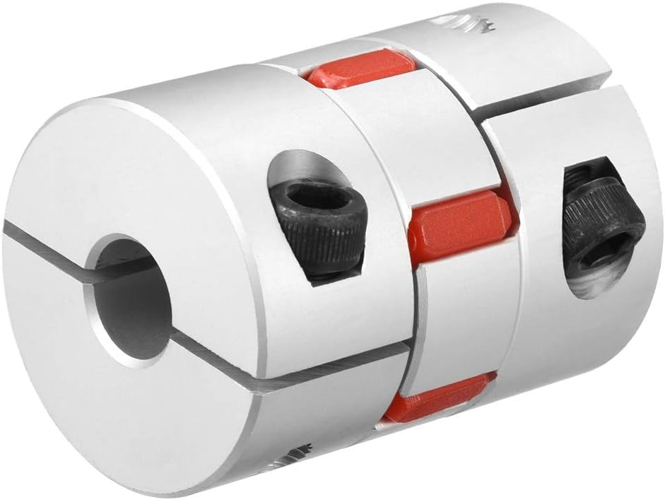 sourcing map Wellenkupplung Flexible Kupplung für Servo Motor 12mm bis 19mm Bohrung L55xD40 DE de