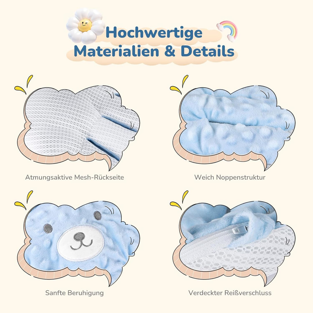 Baby Sleeping Hand Schläger mit sanfter Klopffunktion – Inklusive Fernbedienung sowie abnehmbarem un