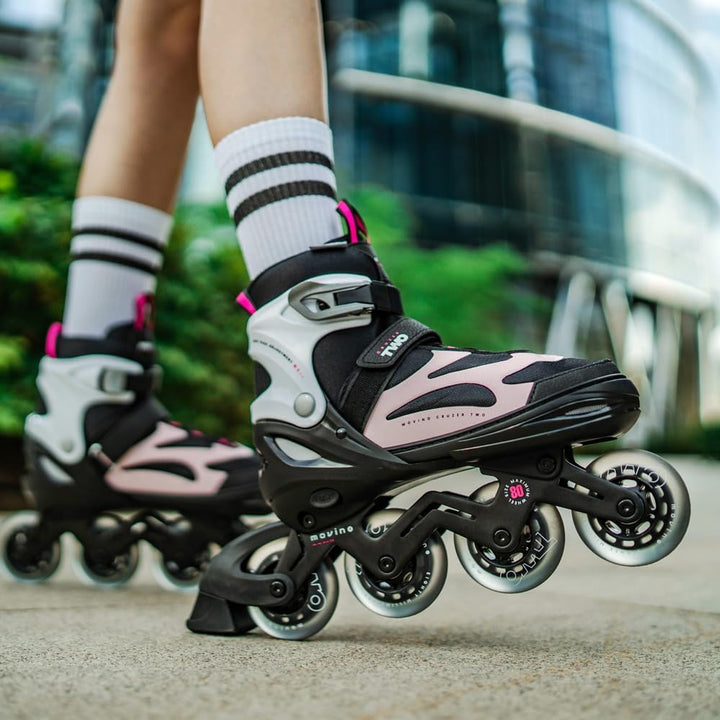 Movino Inline Skates | Cruzer B2/B3/Two | Verstellbare Rollschuhe | Damen Mädchen Jungen Inliner | I