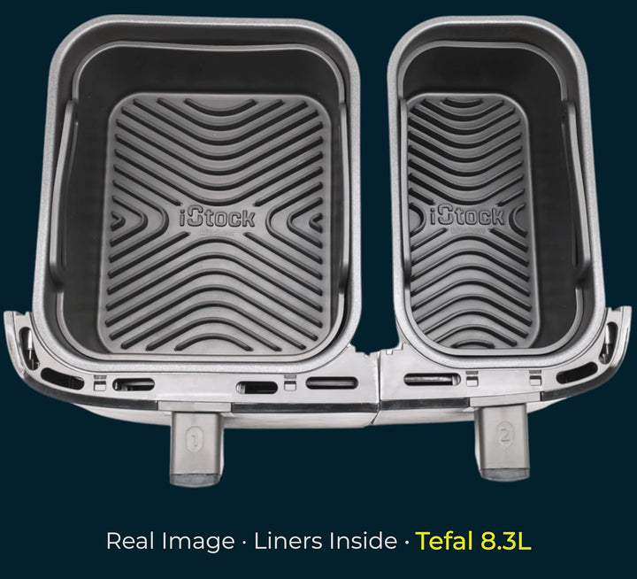 AirFlow Pro™ Tefal Easy Fry 8,3L Silikonform Heissluftfritteuse Zubehör | 2 Stück Silikoneinsatz (2