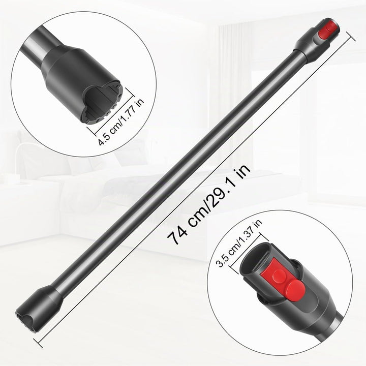 Verlängerungsrohr für Dyson V12 Slim Stabstaubsauger, Ersatz Verlängerungsstange Teleskoprohr Zubehö