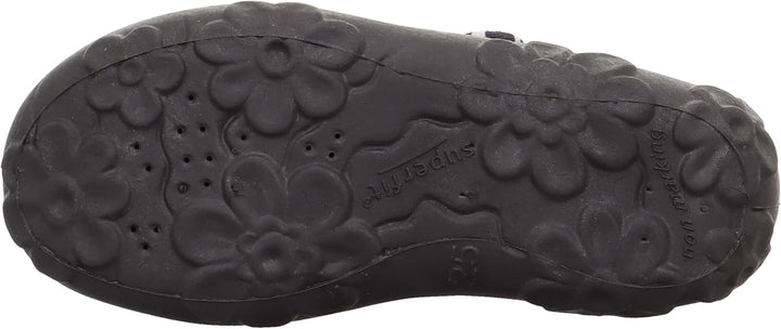 Superfit Mädchen Bonny Hausschuh 23 EU Schwarz 0000, 23 EU Schwarz 0000