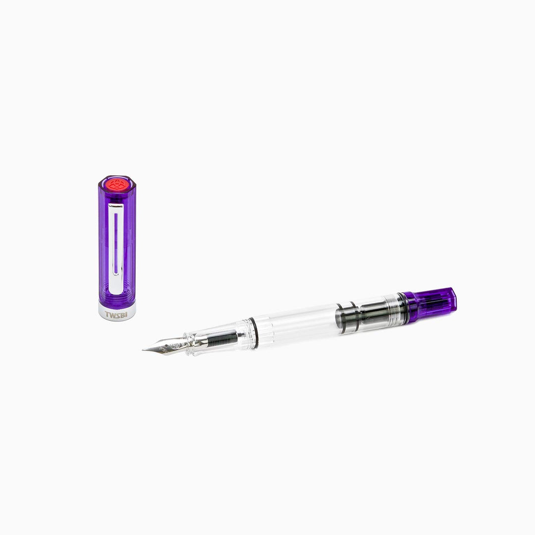 Twsbi Eco Transparent Purple Füllfederhalter M