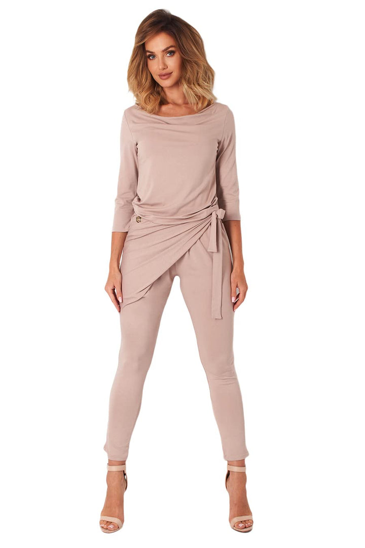 Lemoniade eleganter Jumpsuit mit langen Ärmeln, elegantem Schnitt und ausgefallenen Details L Modell