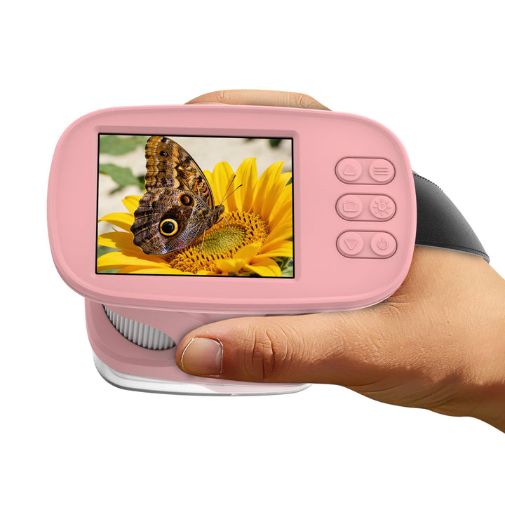 2,4-Zoll-Display-4K-Mikroskop für Kinder Tragbares Mini-Taschenmikroskop (1000-fache Vergrösserung)